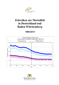 Vorschaubild: Zeitreihen zur Mortalität in Deutschland und Baden-Württemberg 1980-2014