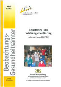 Vorschaubild: Belastungs- und Wirkungsmonitoring - Untersuchung 2007/08