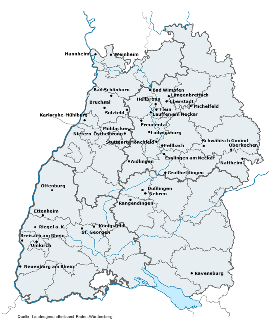 Partnerstädte, -stadtteile und -gemeinden Gesund aufwachsen und leben in Baden-Württemberg
