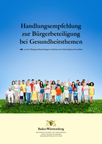 Vorschaubild: Handlungsempfehlung zur Bürgerbeteiligung bei Gesundheitsthemen