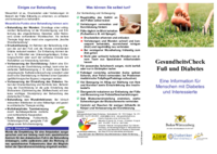 Vorschaubild: GesundheitsCheck Fuß und Diabetes - Eine Information für Menschen mit Diabetes und Interessierte