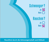 Logo "Schwanger: Ja! Rauchen: Nein!"