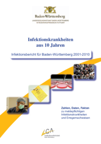 Vorschaubild: Infektionskrankheiten aus 10 Jahren - Infektionsbericht für Baden-Württemberg 2001-2010