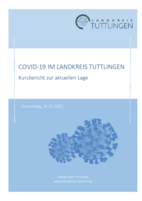 Vorschaubild: COVID-19 im Landkreis Tuttlingen – Kurzbericht zur aktuellen Lage