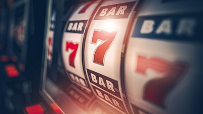 Ausschnitt einer Slot-Machine